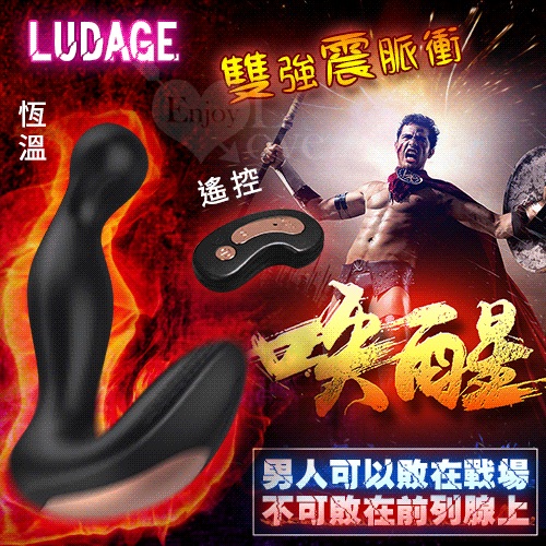 LUDAGE 六代智能加溫遙控雙震充電前列腺進化按摩器